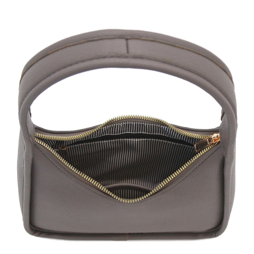 7206 Small Curved Shoulder Bag Minimalist Underarm Crescent Hobo Handbag - Picture 7 of 7